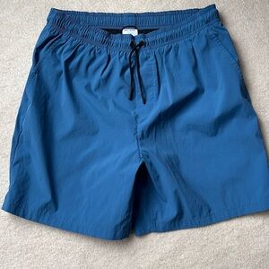Men's Athletic Blue Shorts